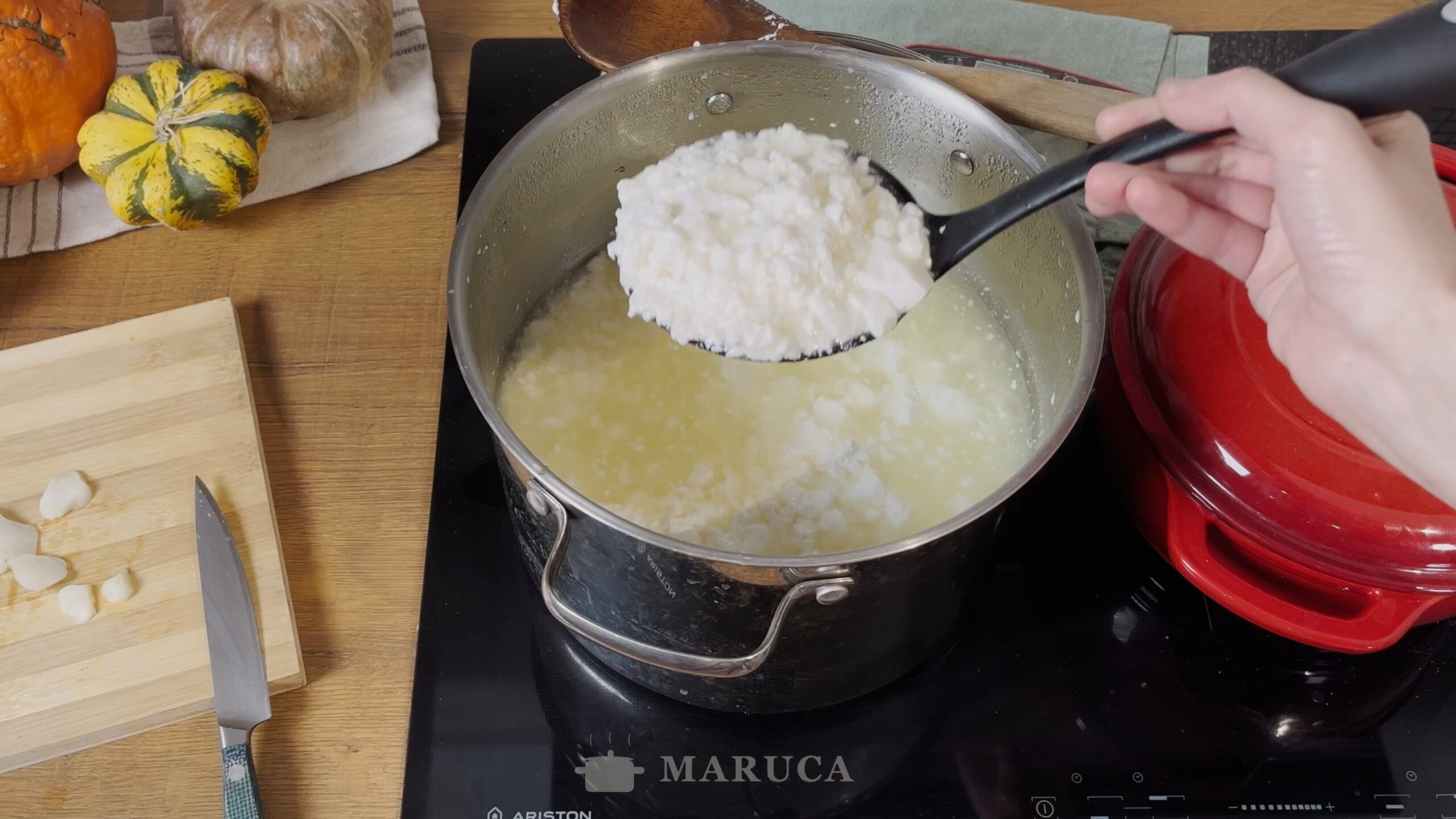 Queso madurando día 1