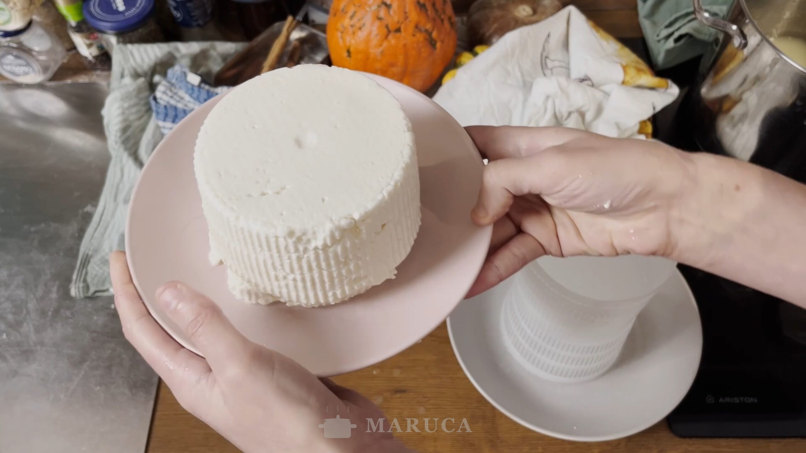 Queso con ajo resultado