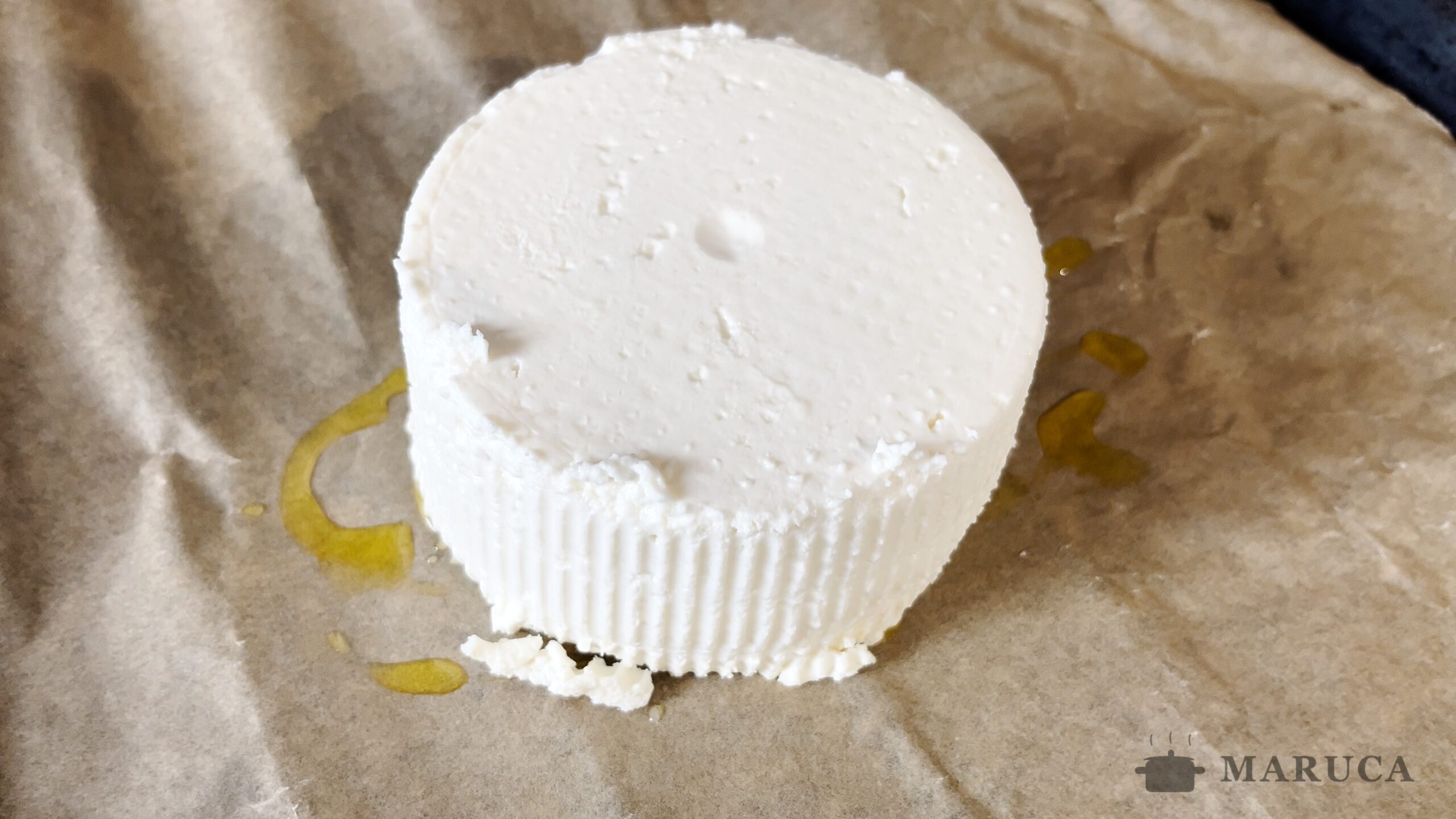 Ricotta al forno - proceso