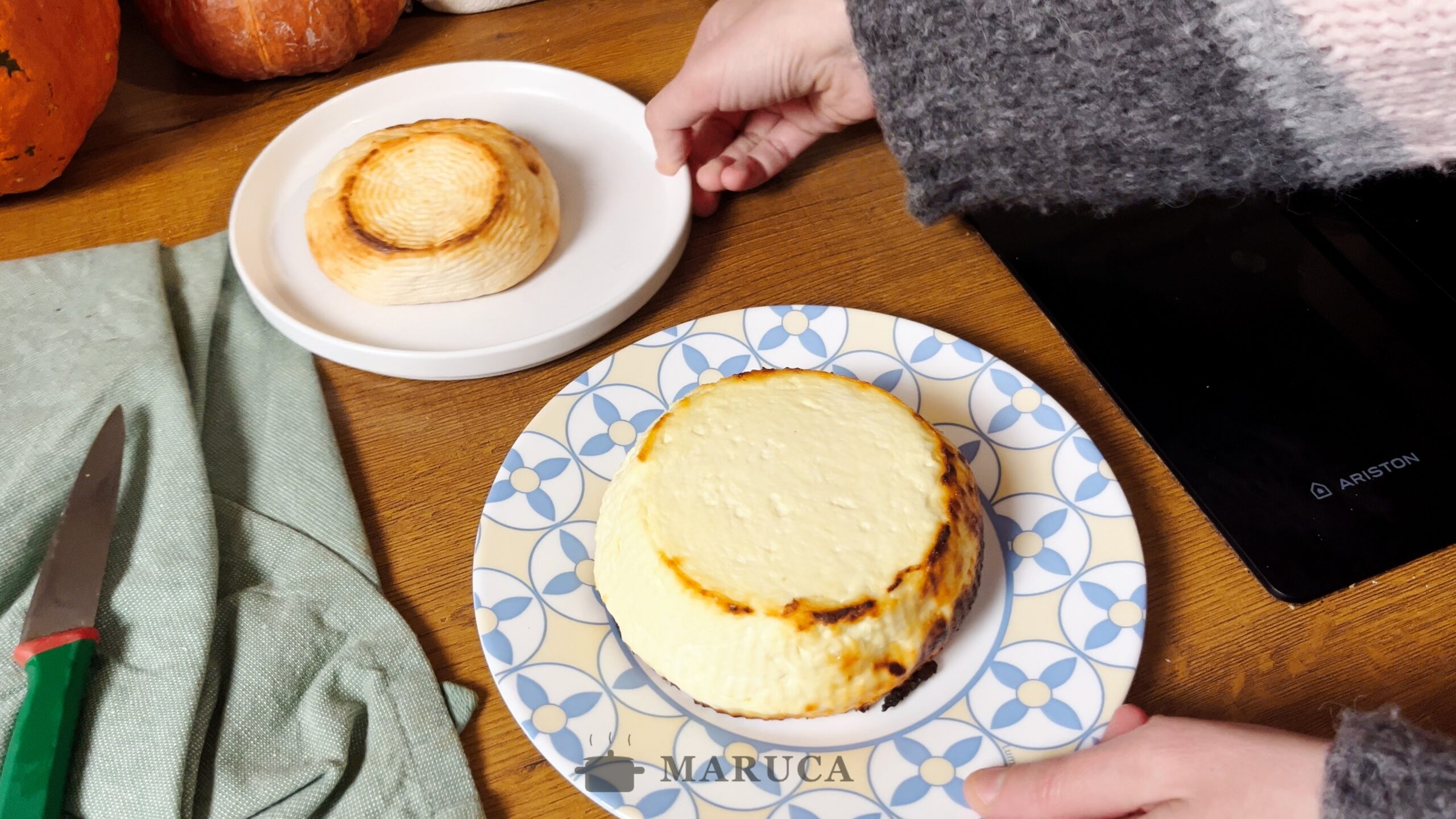 Ricotta al forno - proceso