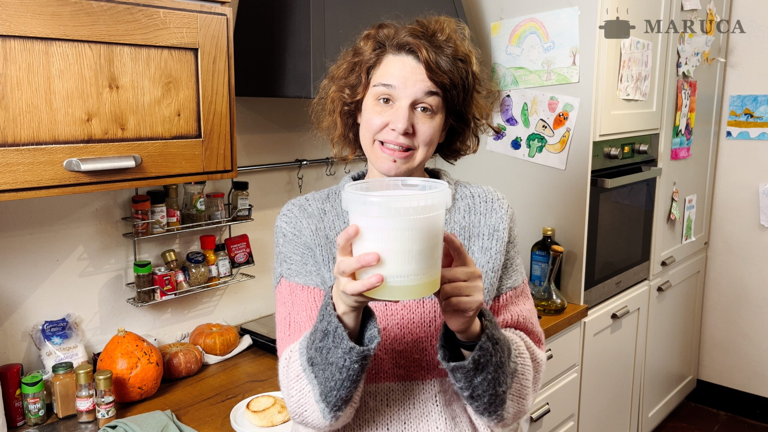 Ricotta al forno - proceso