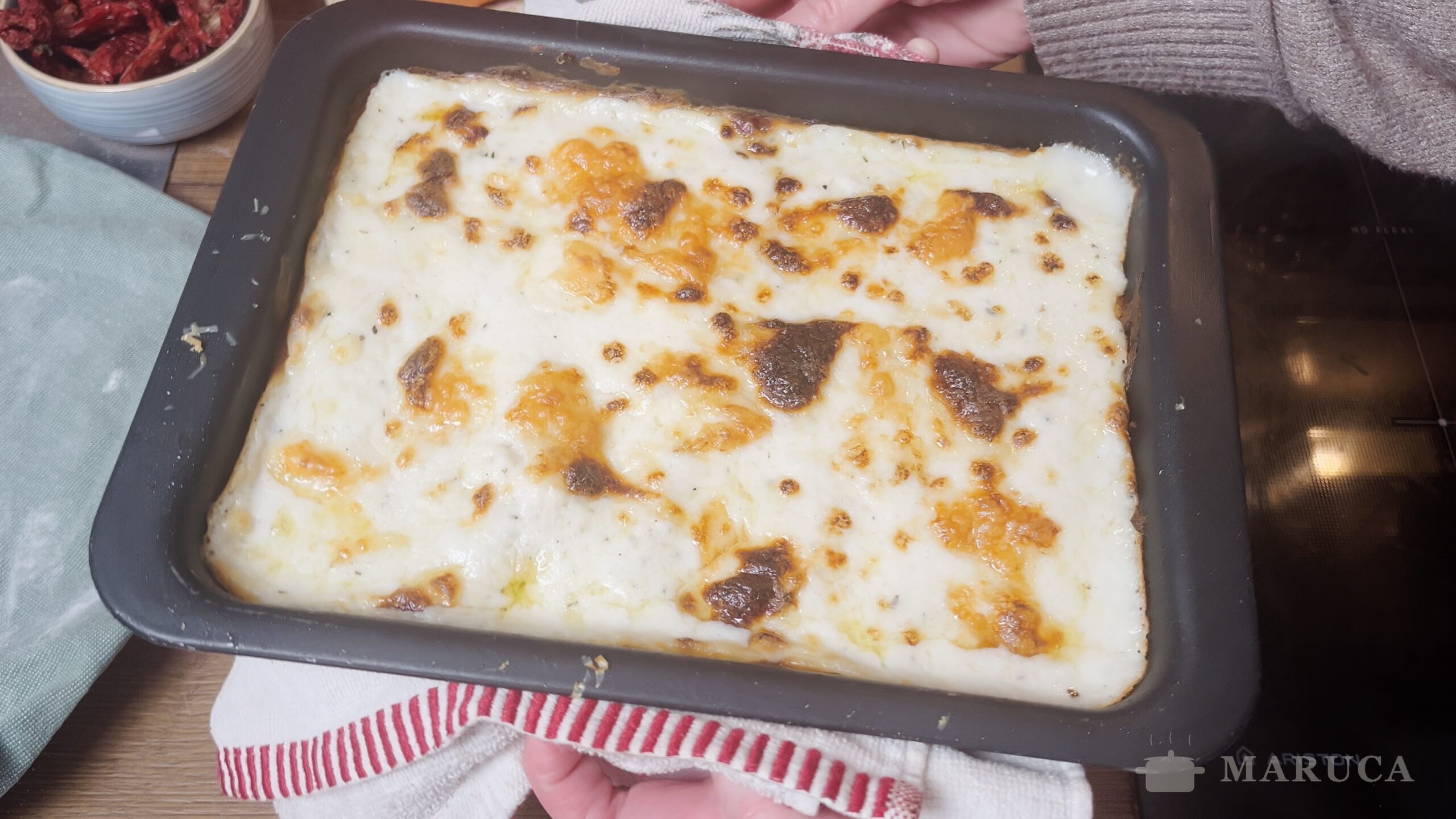 Canelones de ricota gratinados