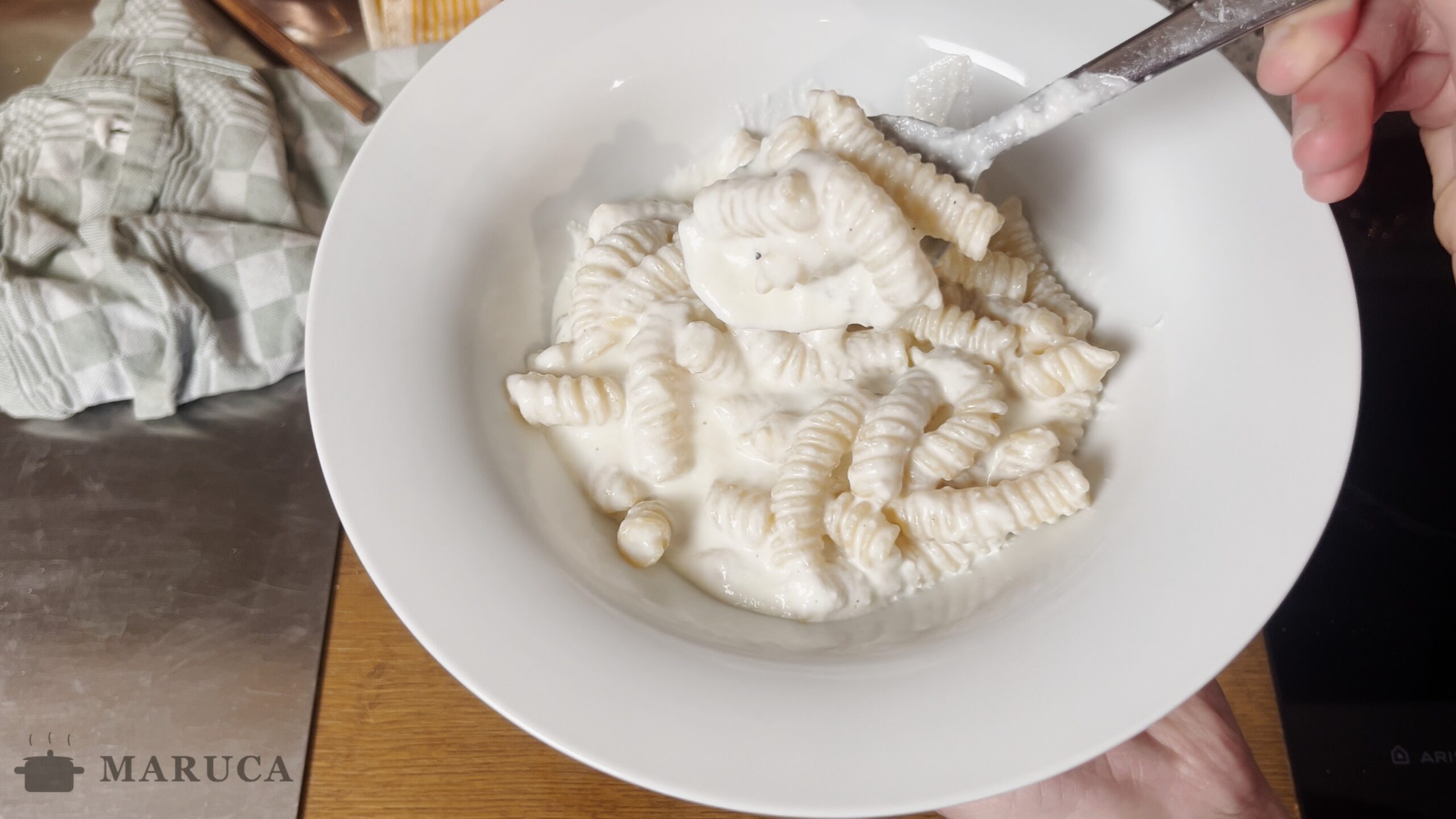 Pasta cremosa de ricota lista