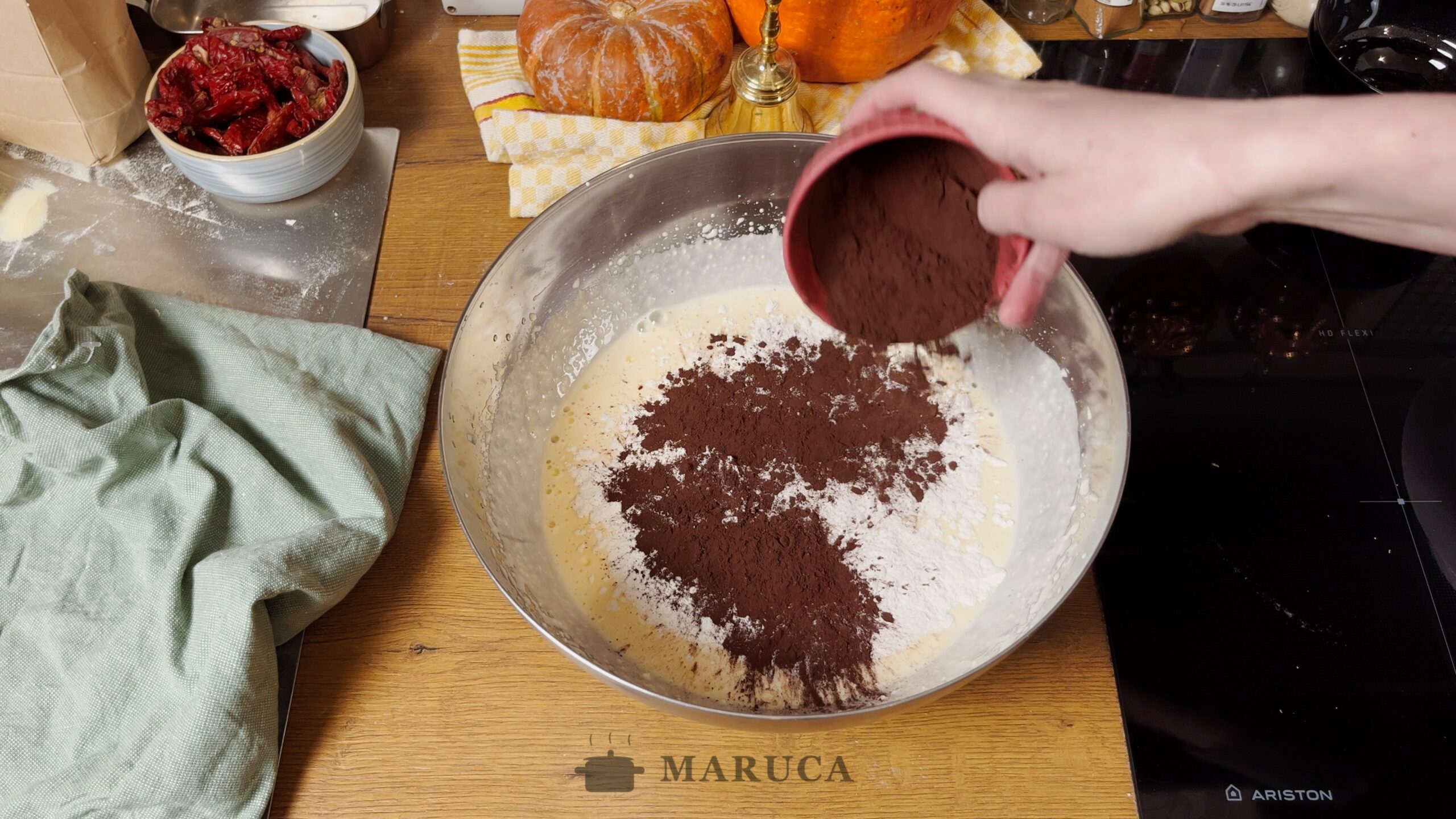 Torta de cacao y ricota