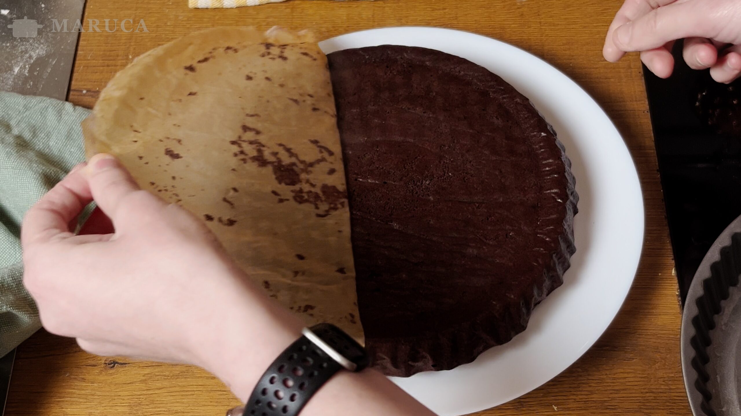 Torta de cacao y ricota