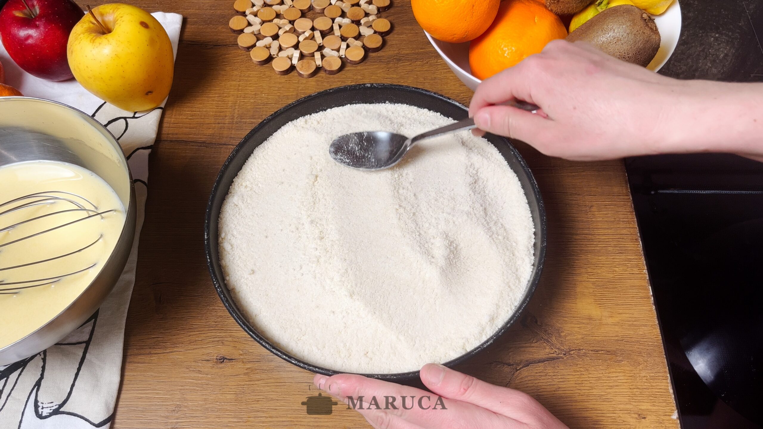 Torta de manzana desmoldada