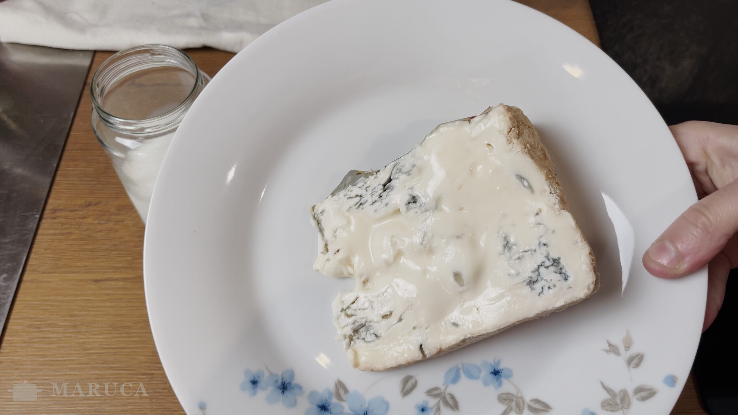 Queso gorgonzola casero — el proceso