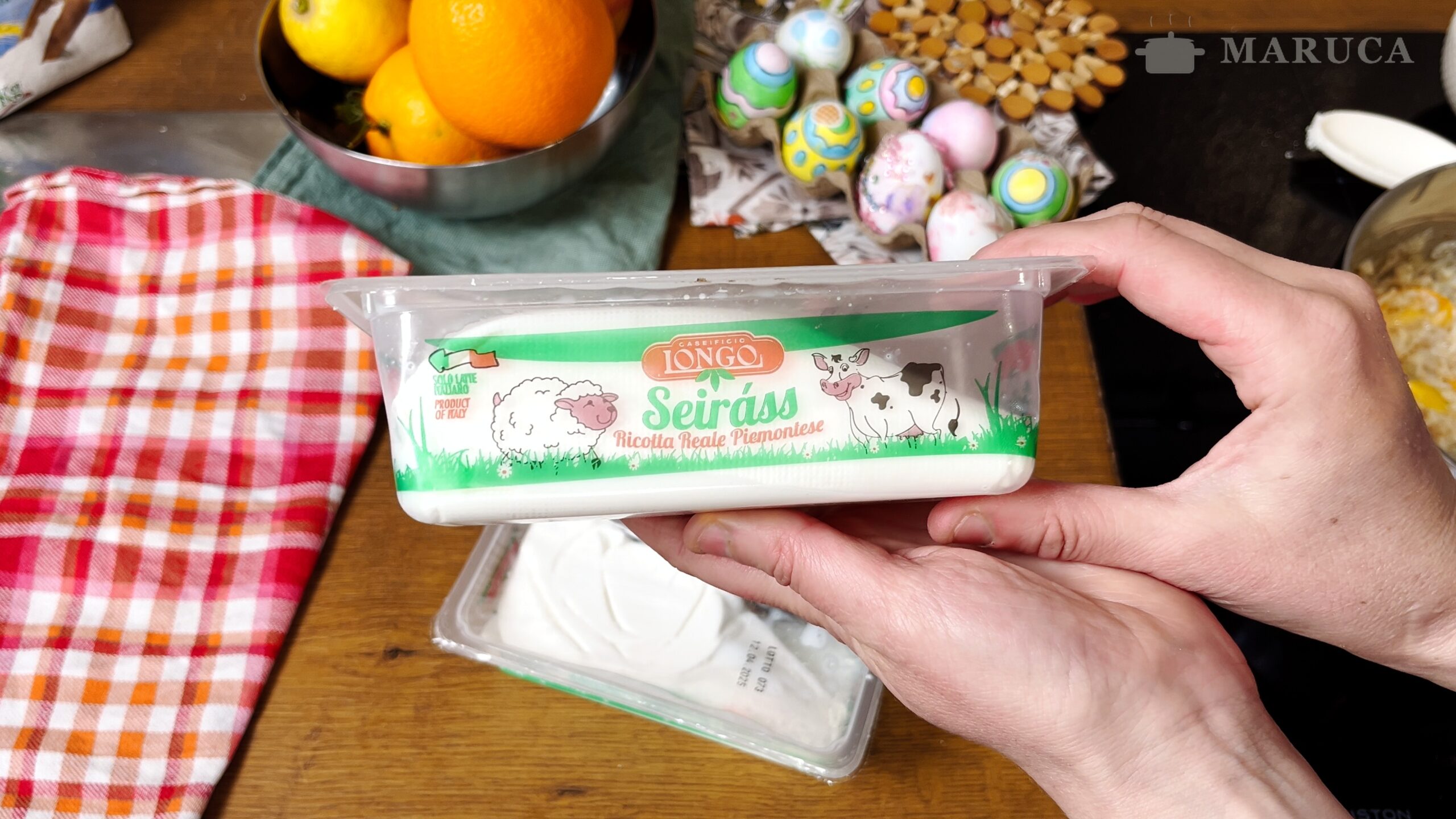 Pastiera napoletana - relleno de ricotta y grano coto completo