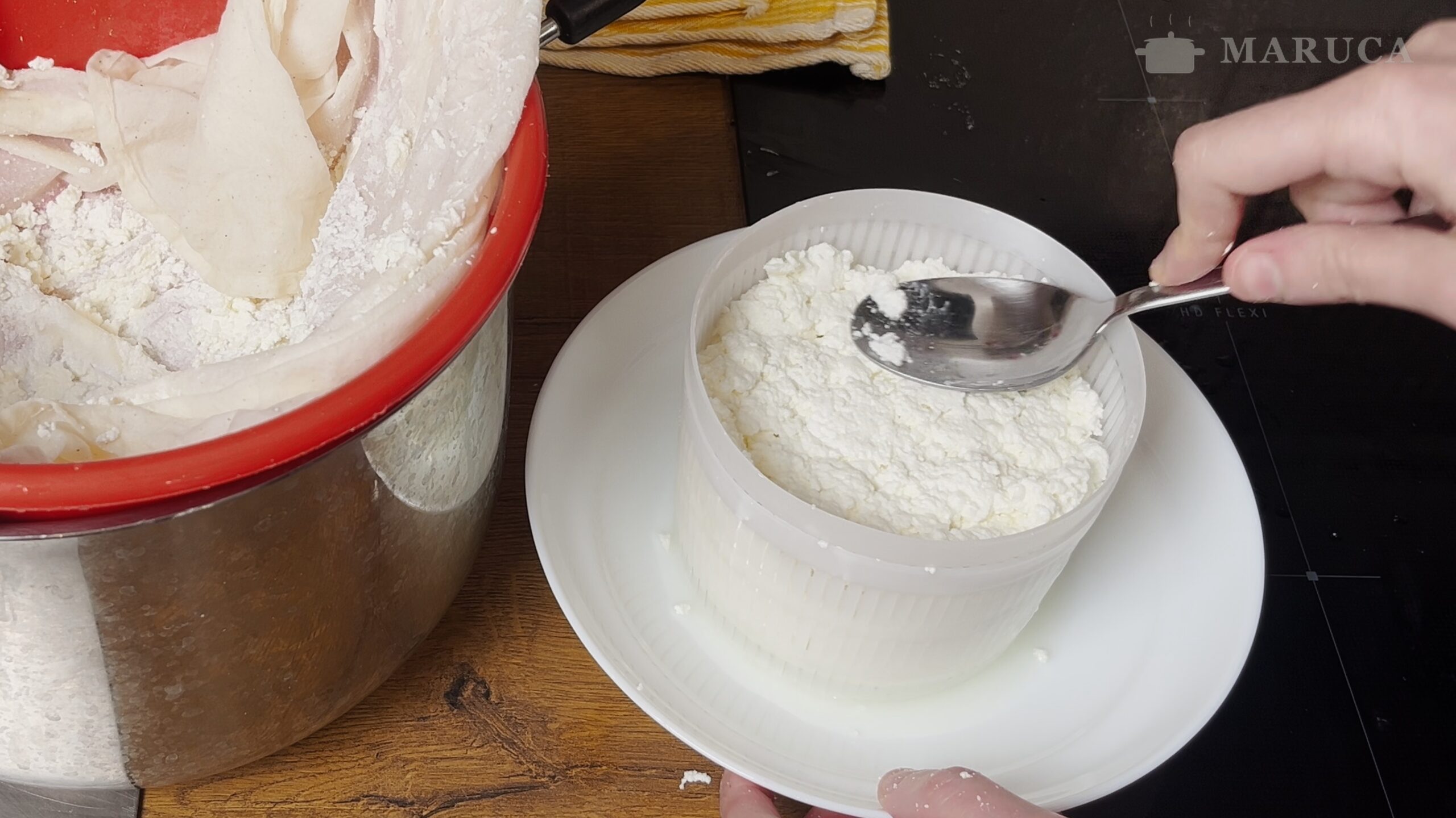 Ricotta salata casera paso a paso