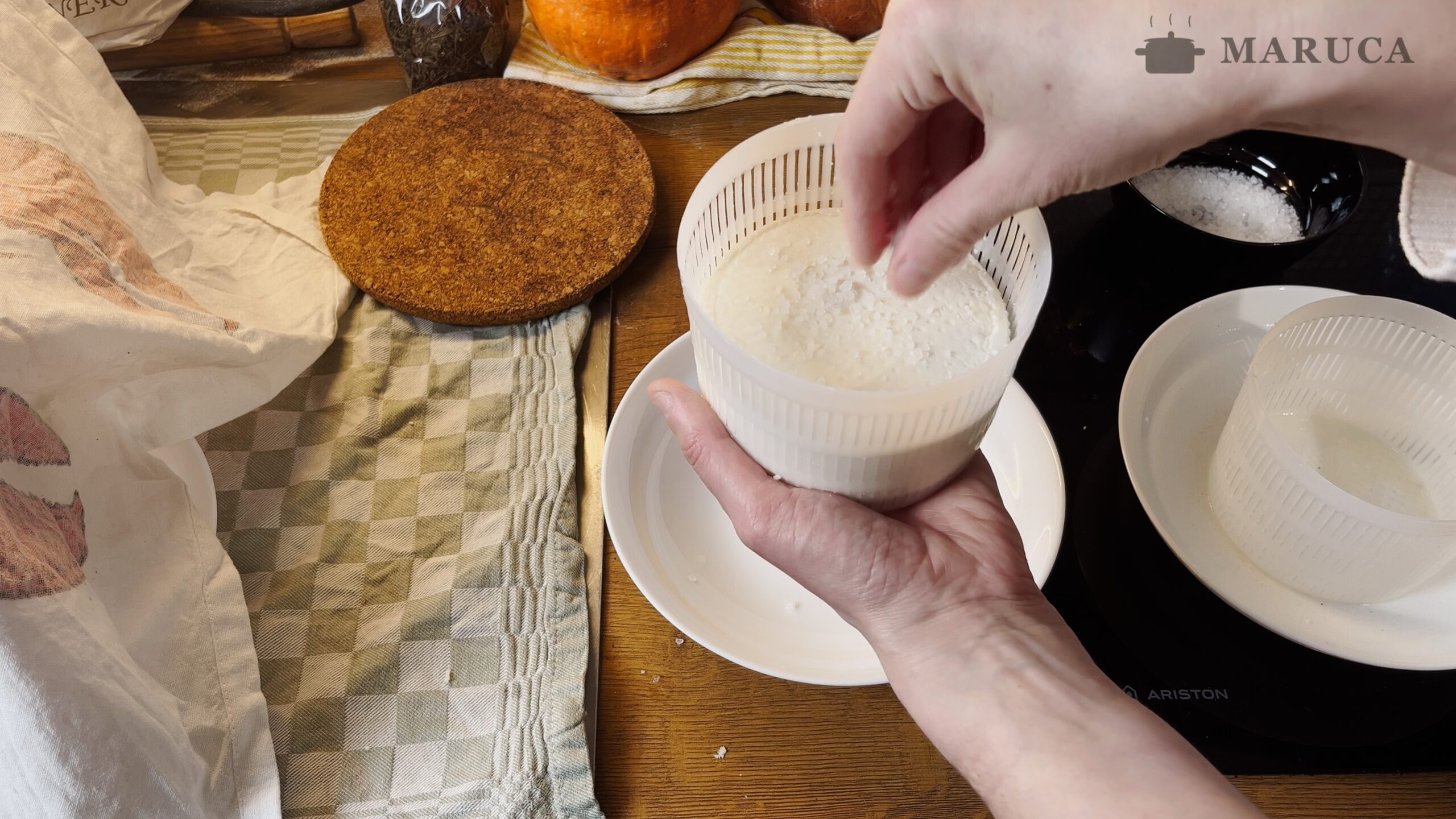 Ricotta salata casera paso a paso