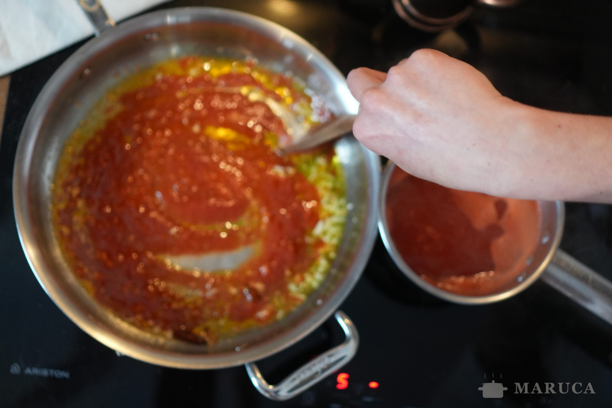 El sofrito de la pasta all'Assassina