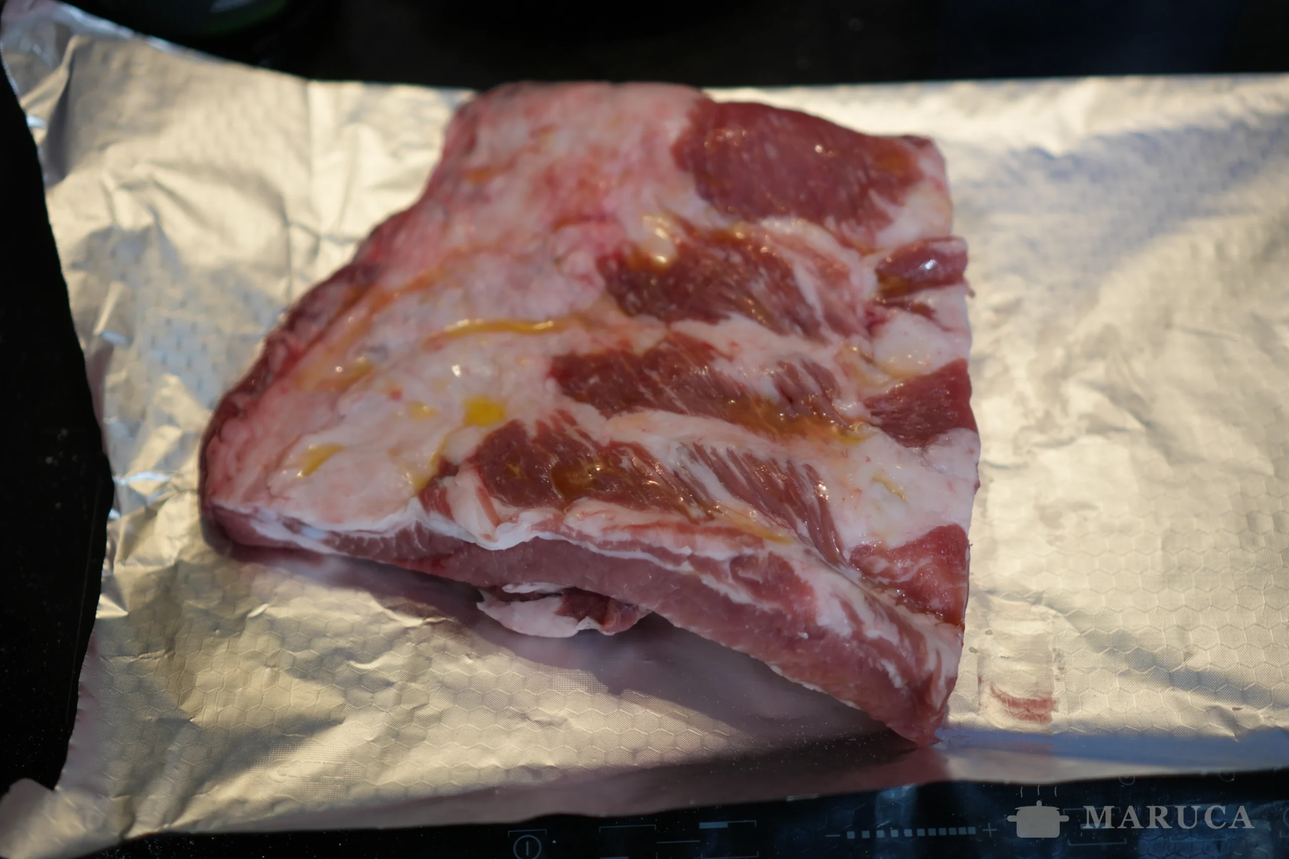 costillas de cerdo marinadas con especias