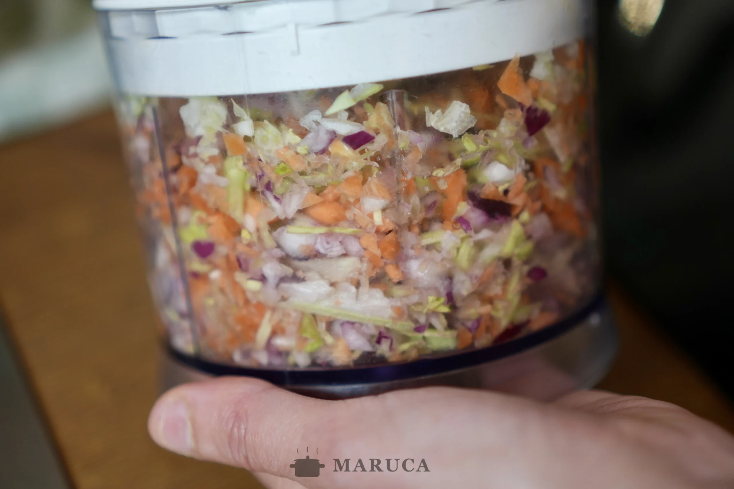 Sofrito mixeado para ragù de salsiccia