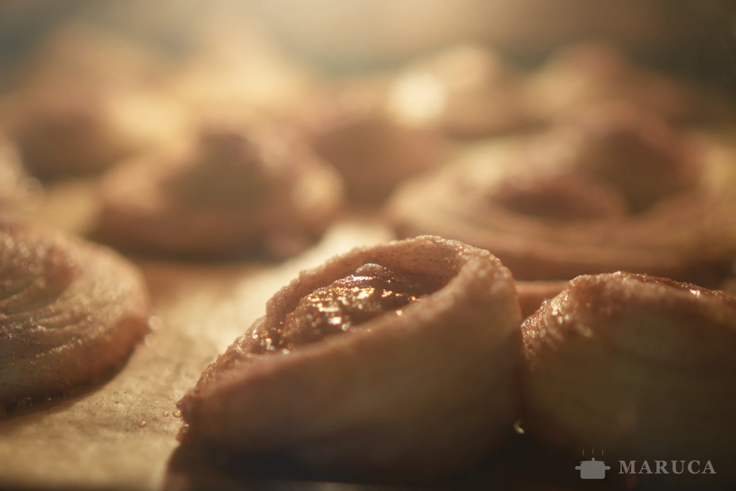 palmeritas doradas y caramelizadas, zona A