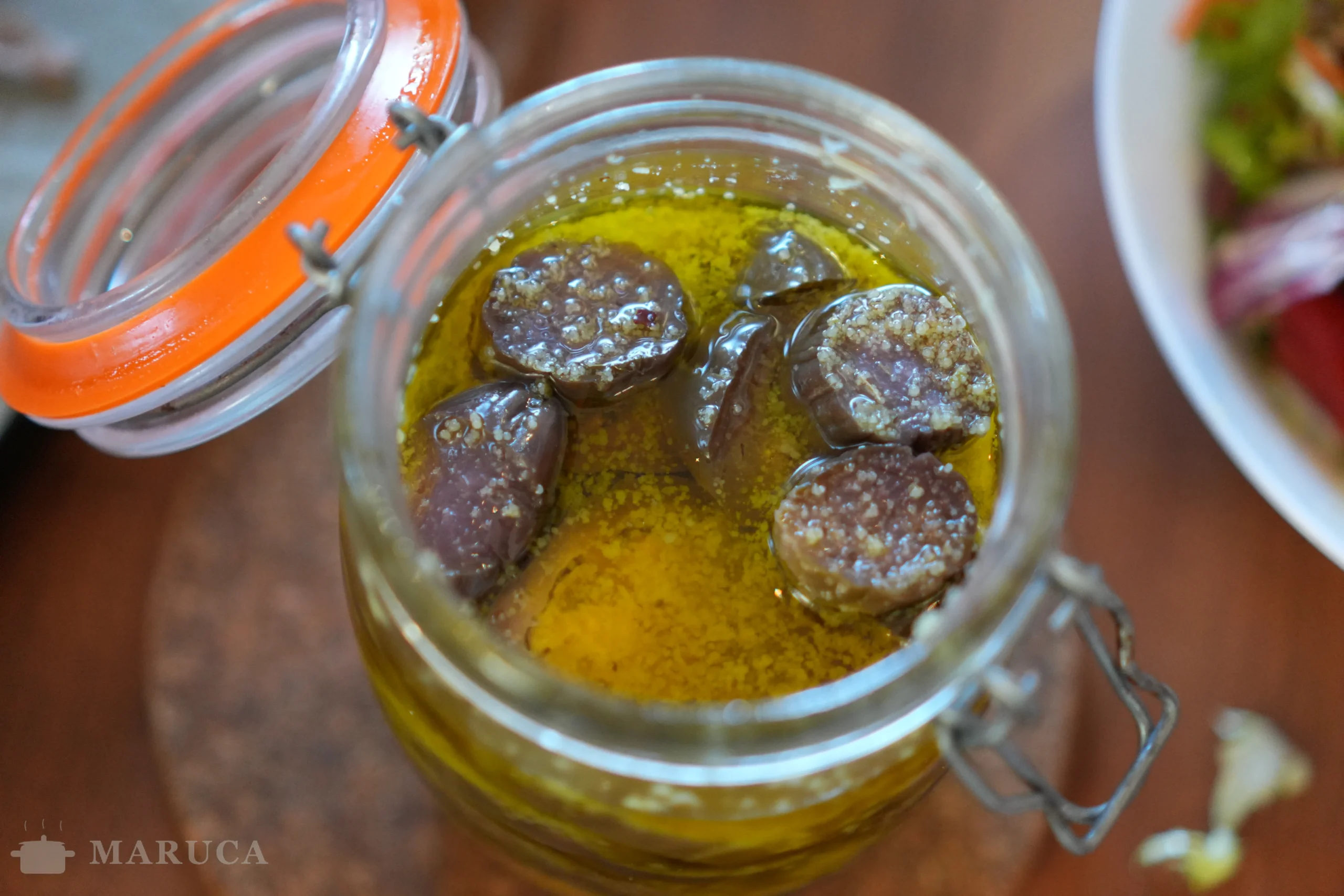 berenjenas al escabeche caseras en frasco