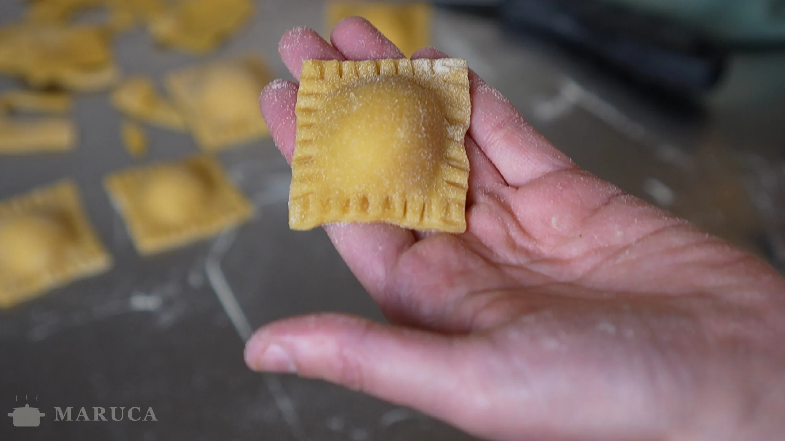 tortelli di patate de Parma listos para la olla